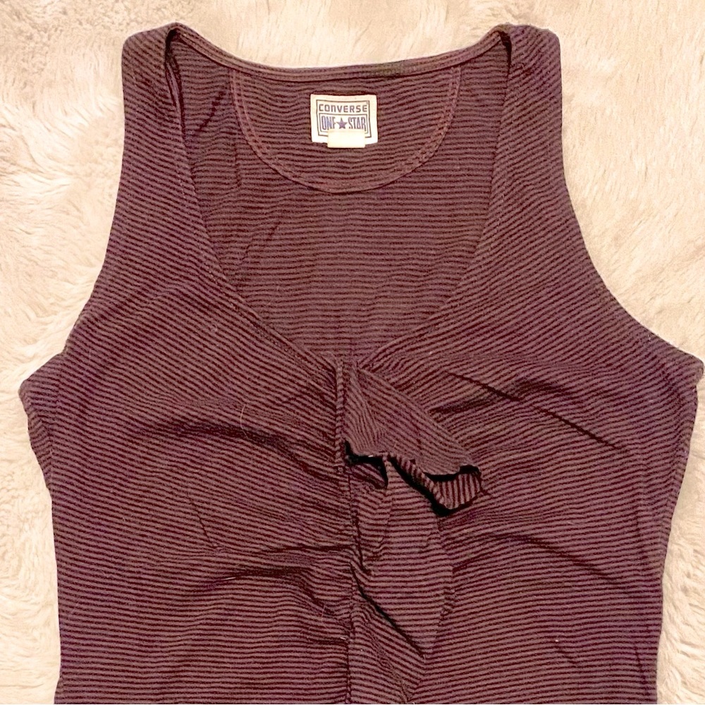 Converse ruffled tank top